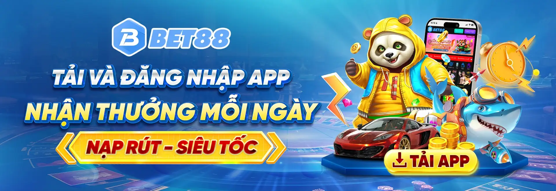 Đăng nhập Bet88 thưởng mỗi ngày